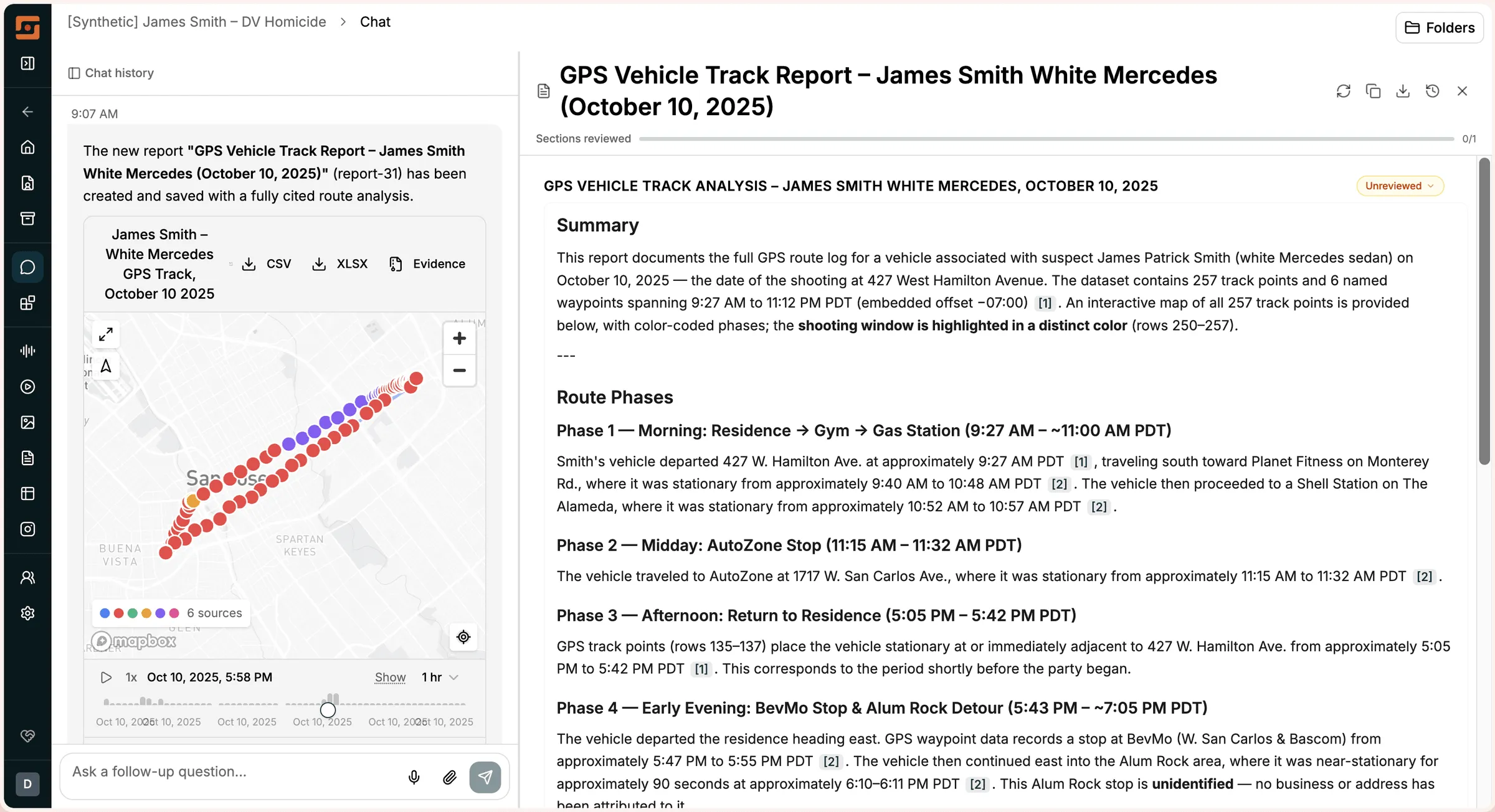 Longeye maps all GPS tracking data on an interactive map from a single prompt