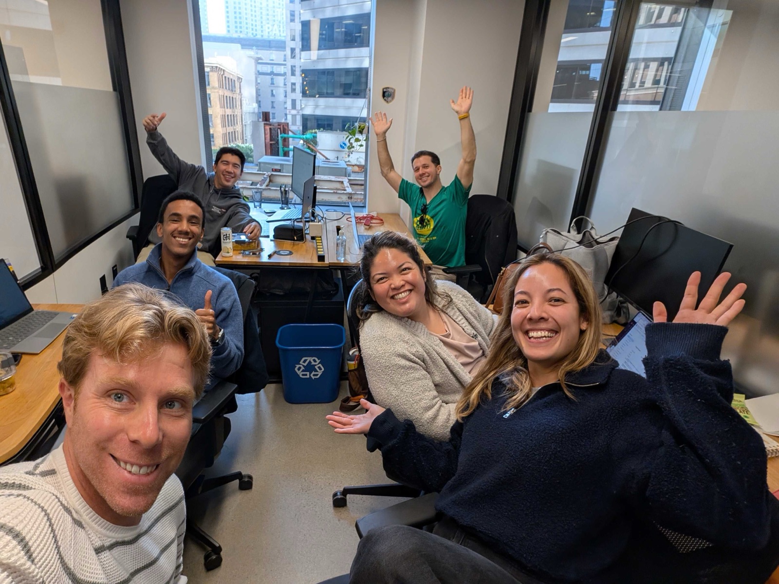The team at the office in San Francisco